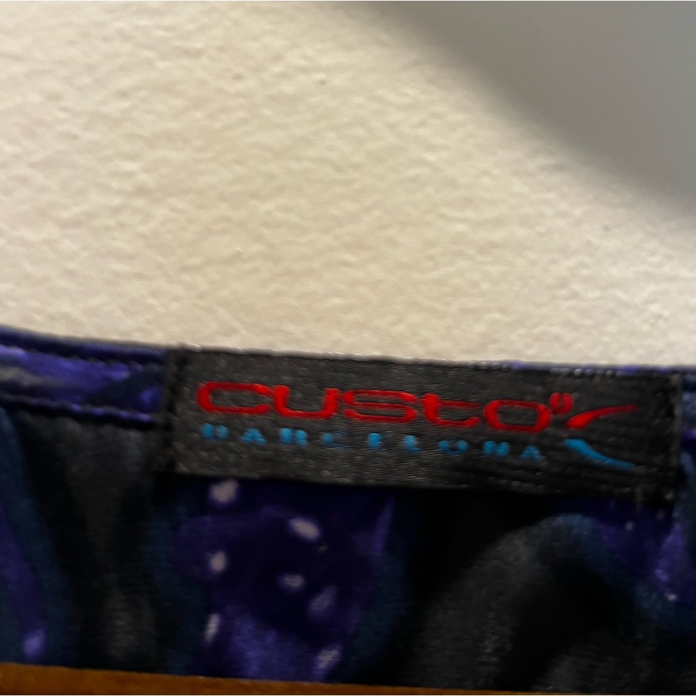 Custo Barcelona woman’s blouse. peacock design. Perfect condition